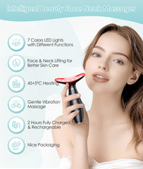 ELISHINE massager in hand for easy at-home facial treatment