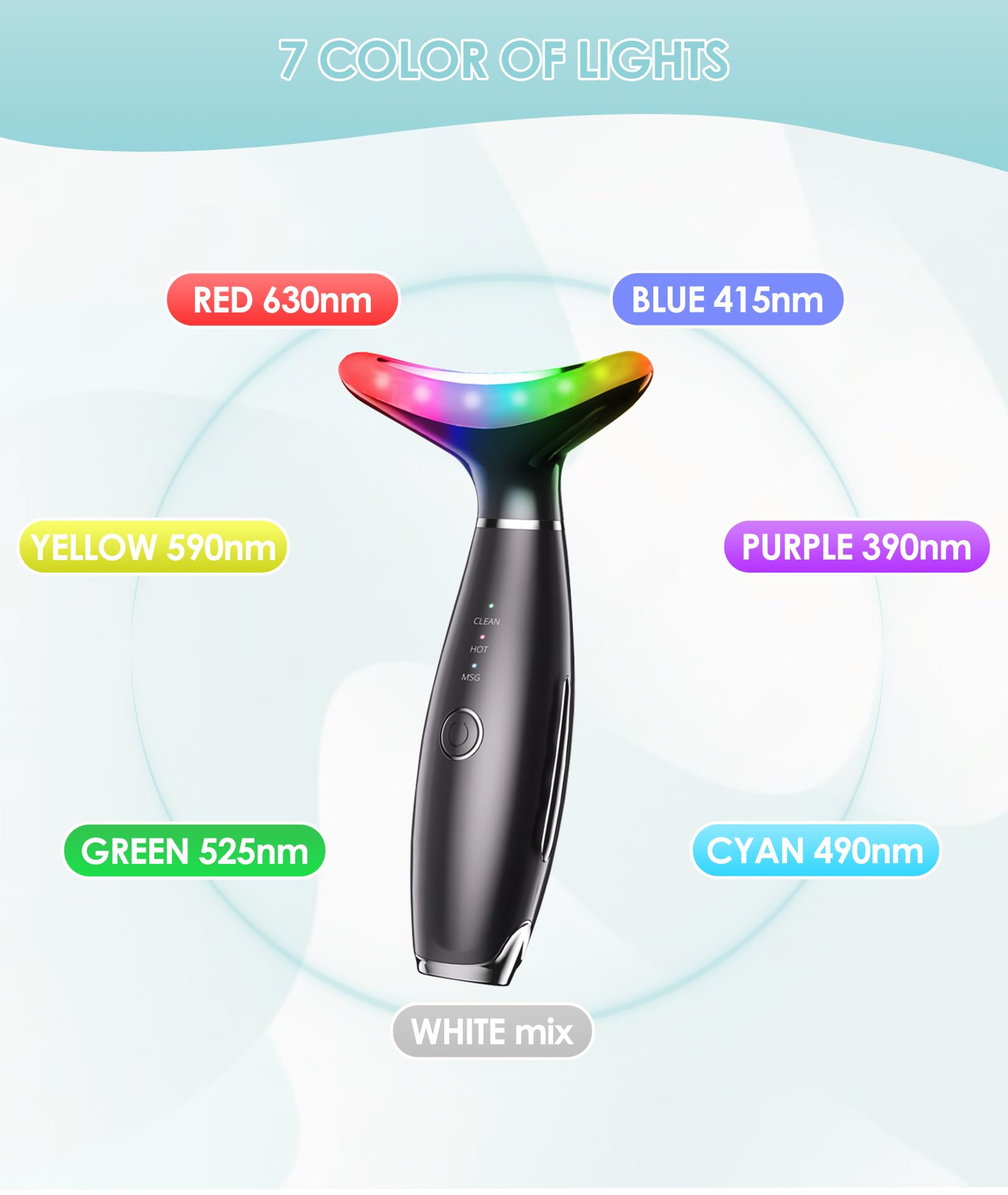 ELISHINE massager with thermal mode warming skin for comfort