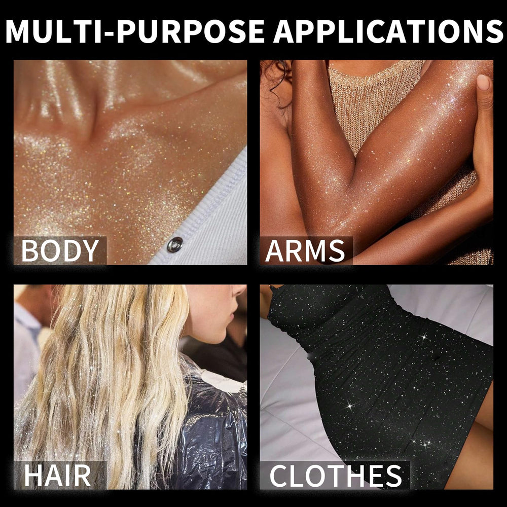 Elitles Made glitter spray lets festival makeup sparkle with versatile shine.