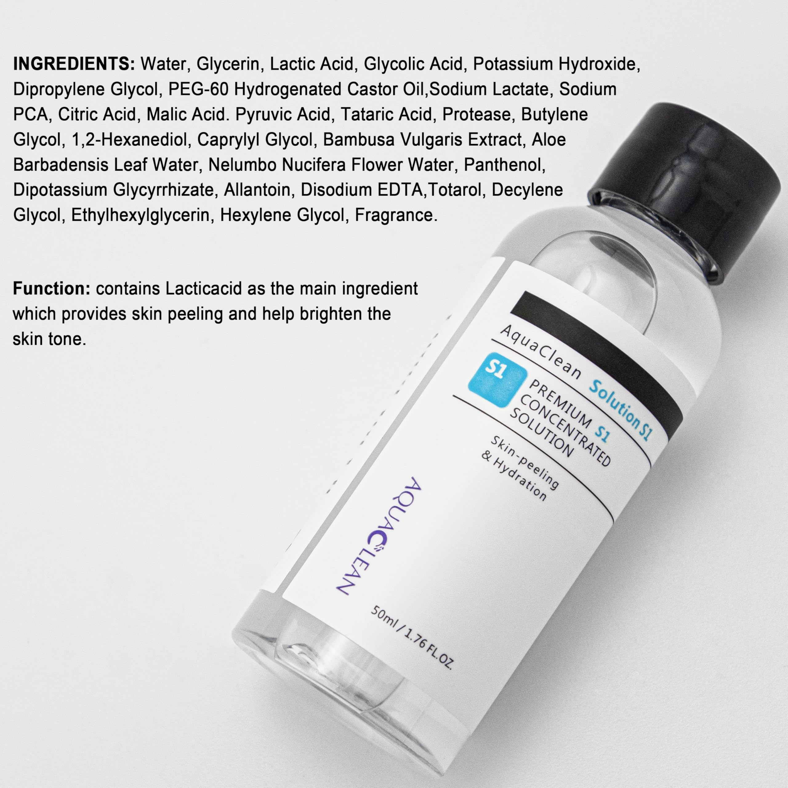 Elitzia Aqua Peeling Serum packaging set showcases a 3-bottle kit for multi-step care