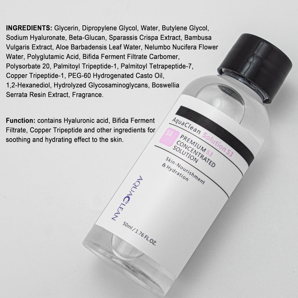 Elitzia Aqua Peeling Serum application scene suggests spa-like use with a facial device