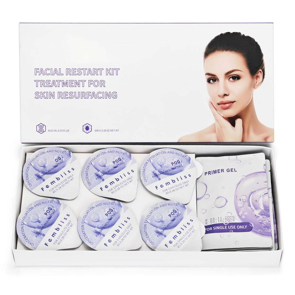 Elitzia CO2 Facial Kit box with six sets, ideal for at-home spa sessions.