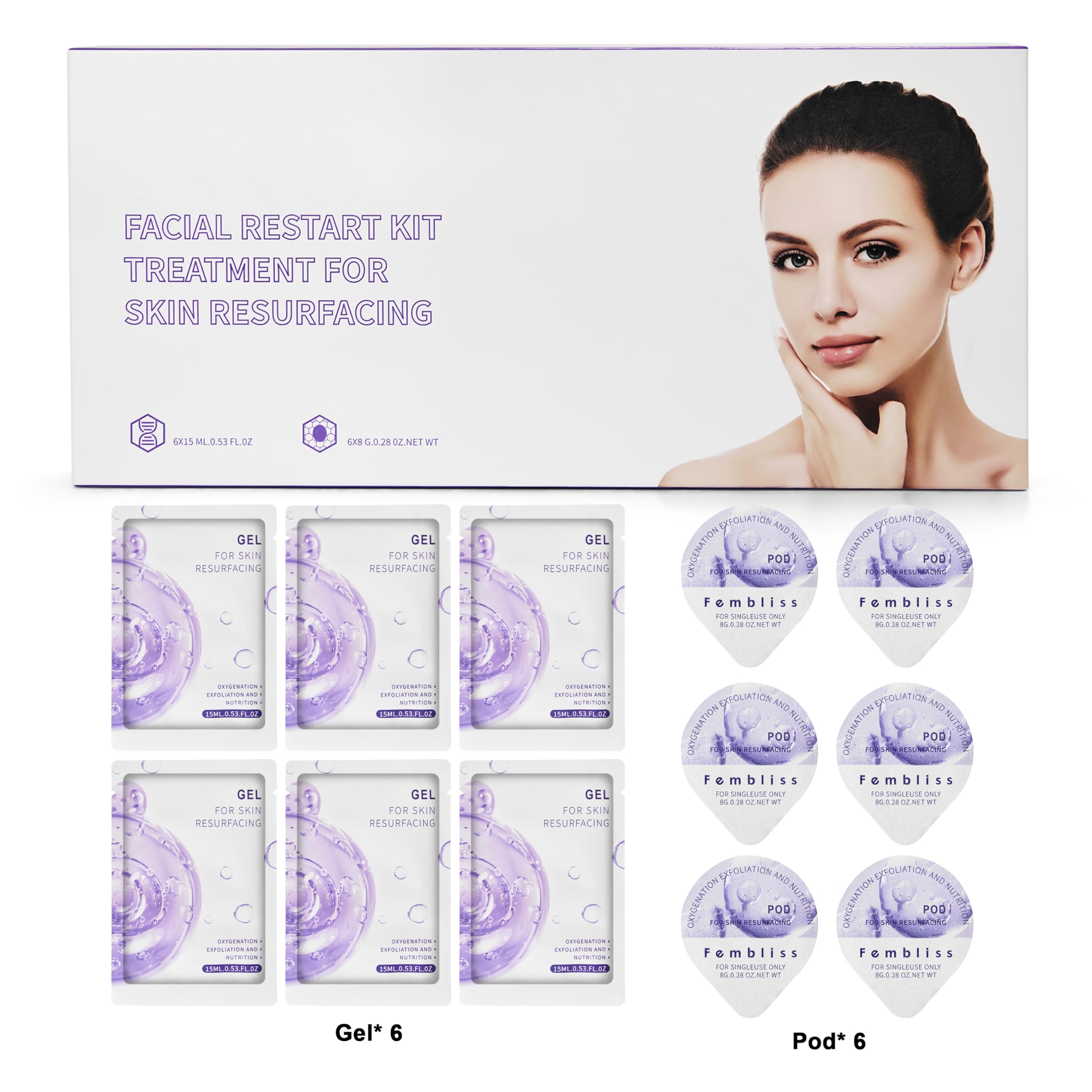 Elitzia CO2 Facial Kit contents laid out for full overview.