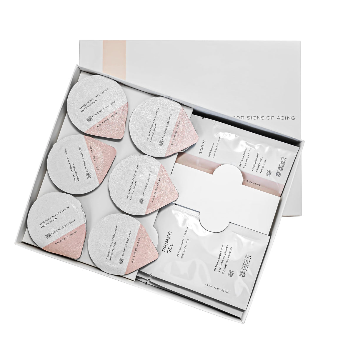 Elitzia CO₂ Facial Kit primer gel application for a smooth base.