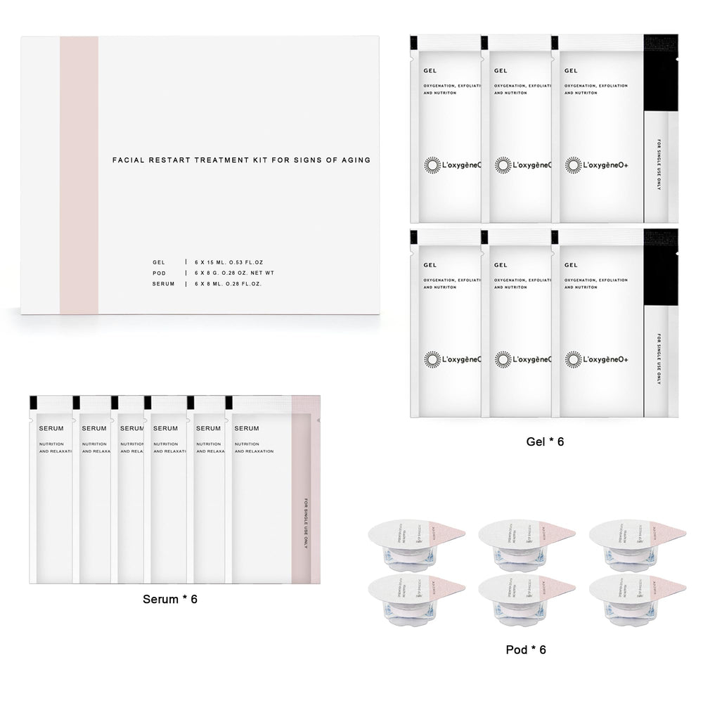 Elitzia CO₂ Facial Kit renewing formula for a refreshed look.