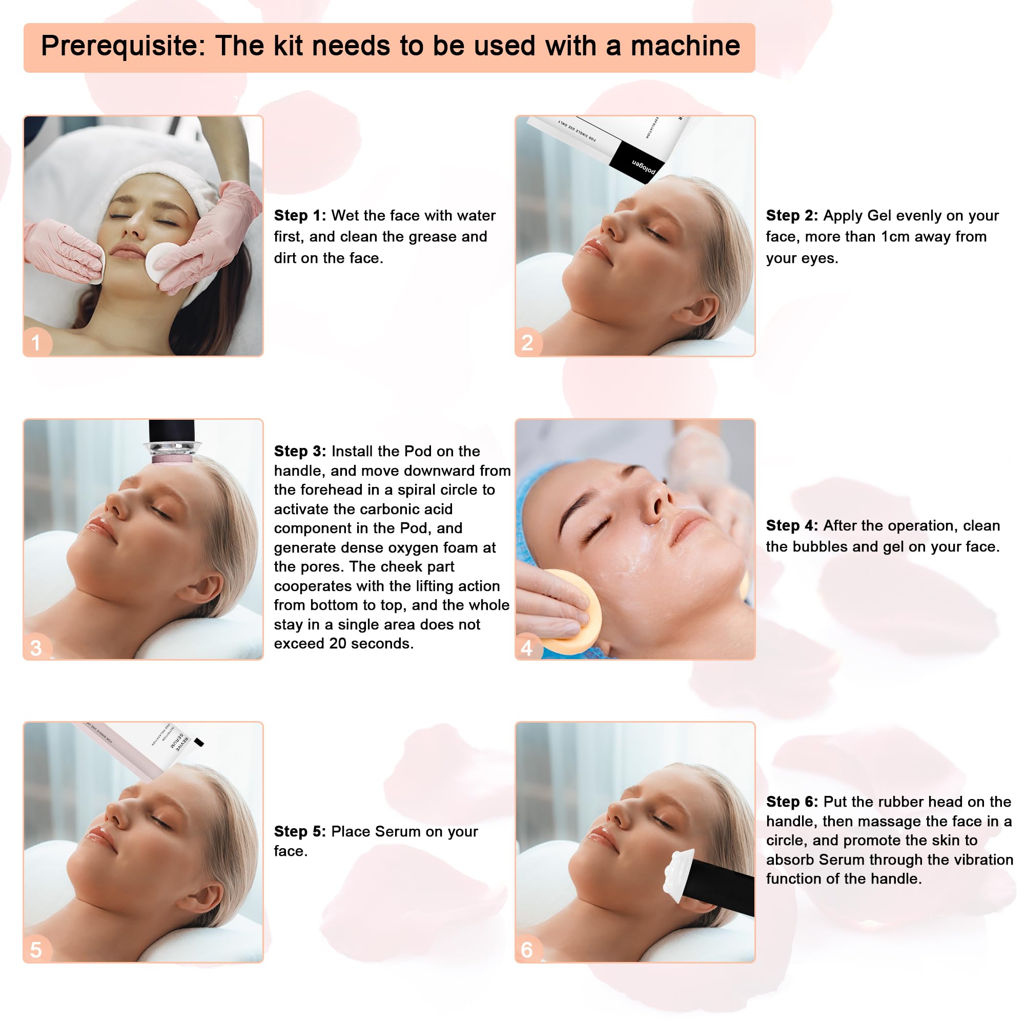 Elitzia CO₂ Facial Kit for salons with hygienic packaging.