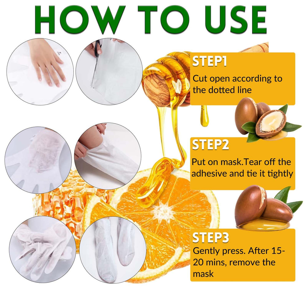 Elitzia cooling spa experience with argan mask socks promotes refreshment