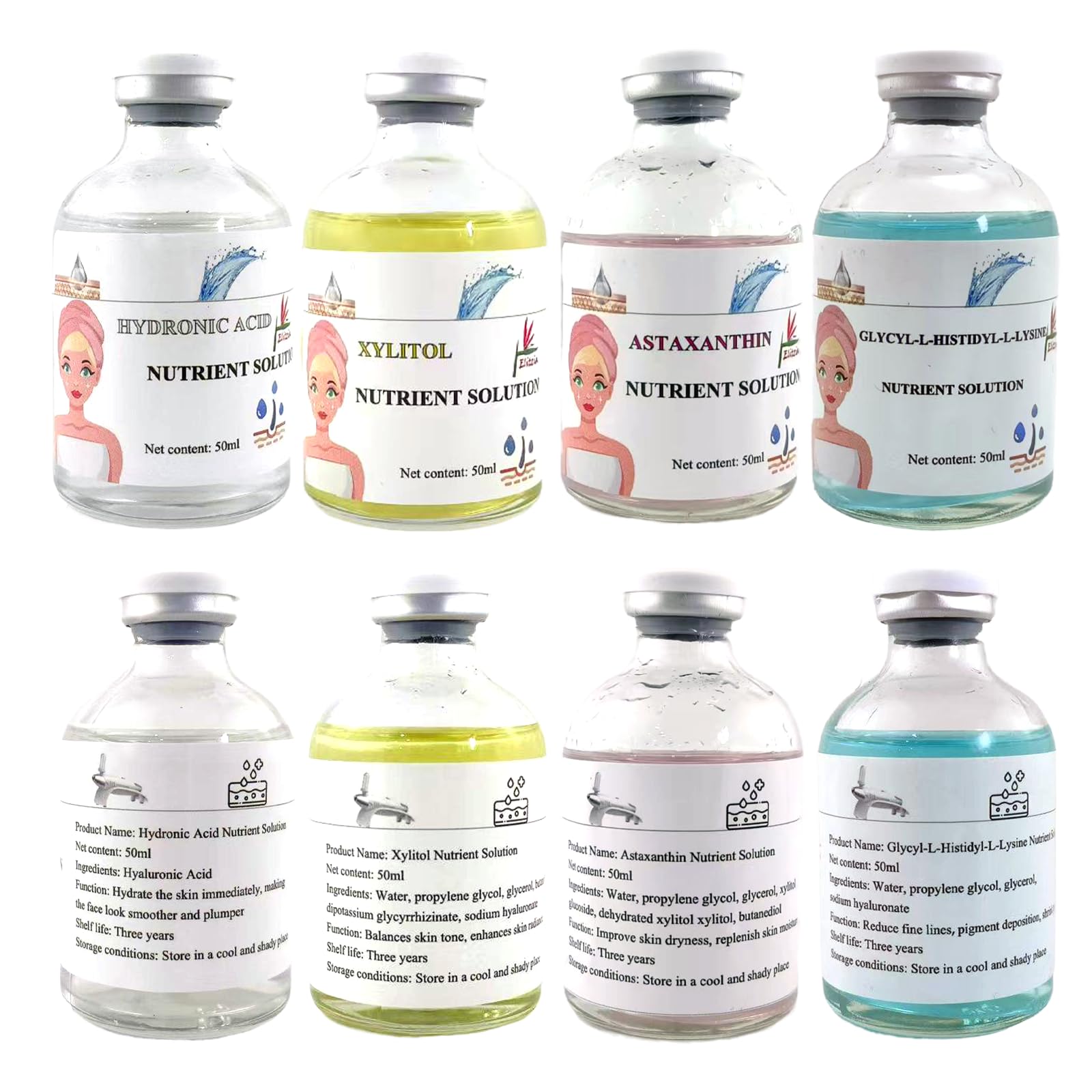 Elitzia spa kit display ready for infusion sessions