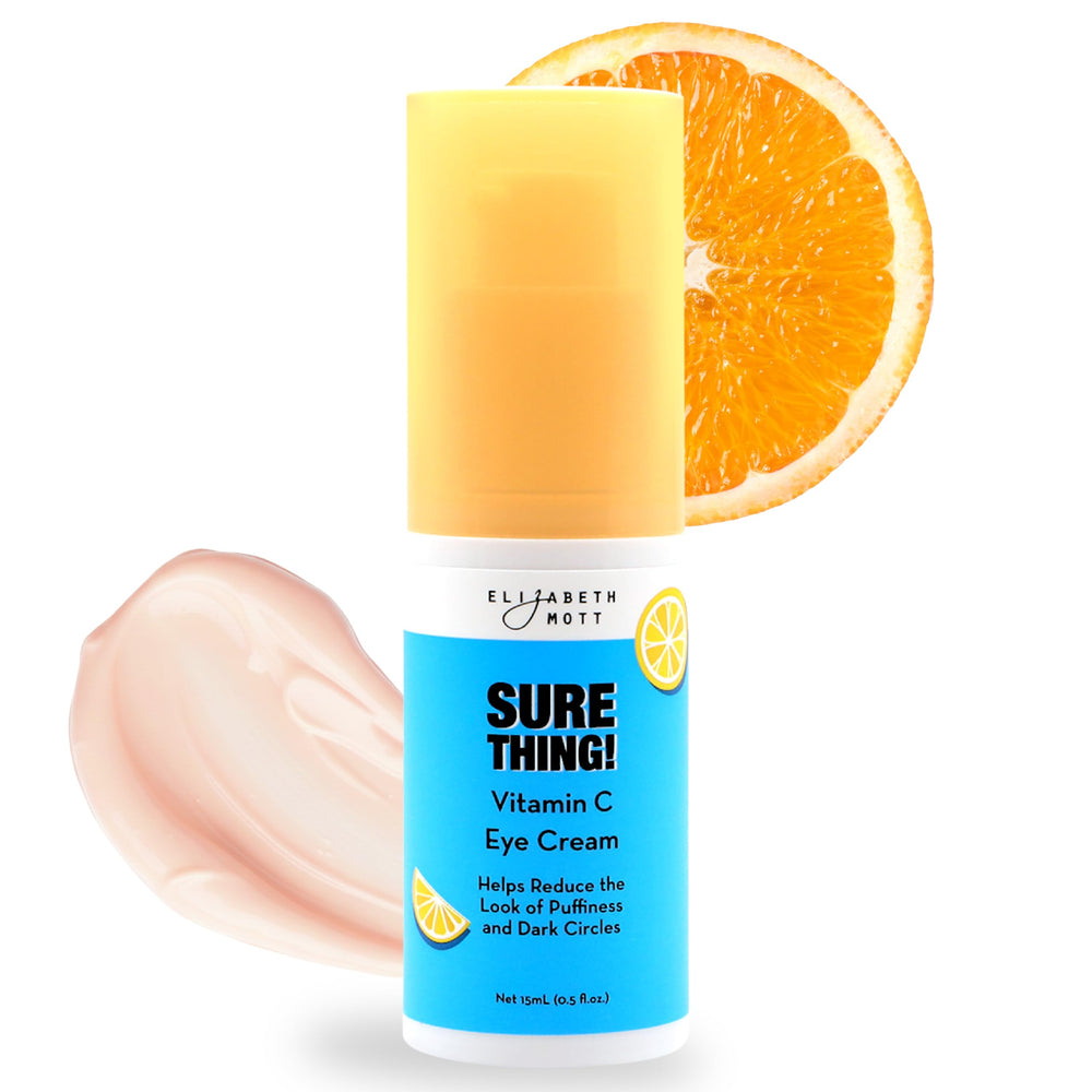 Elizabeth Mott Sure Thing Vitamin C Eye Cream ingredients highlight fermented compounds for nourishment