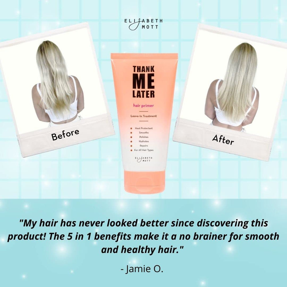 Cruelty-free, Korean-inspired care from Elizabeth Mott primer for heat protection.