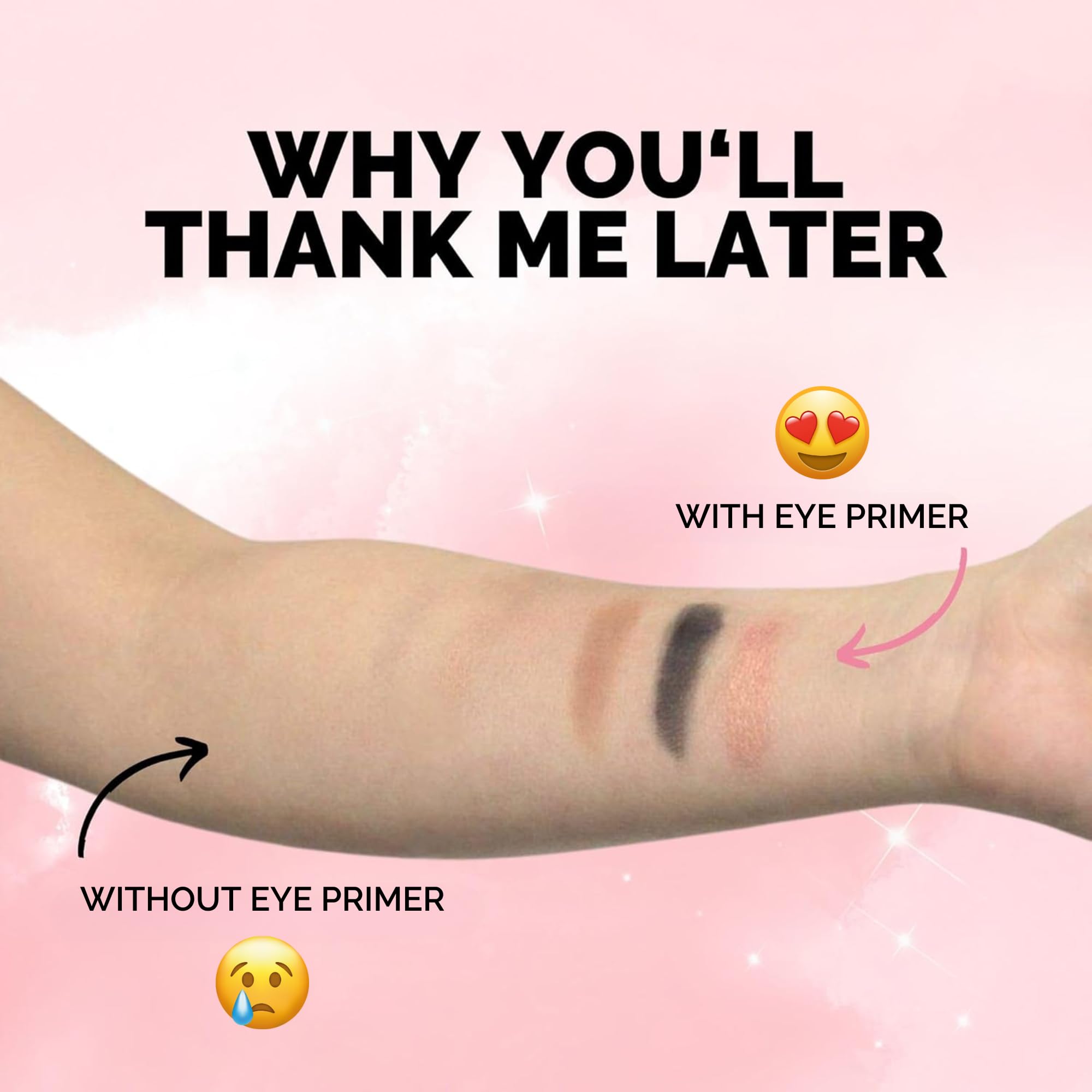 Elizabeth Mott Thank Me Later eye primer base smooths lids for easy application