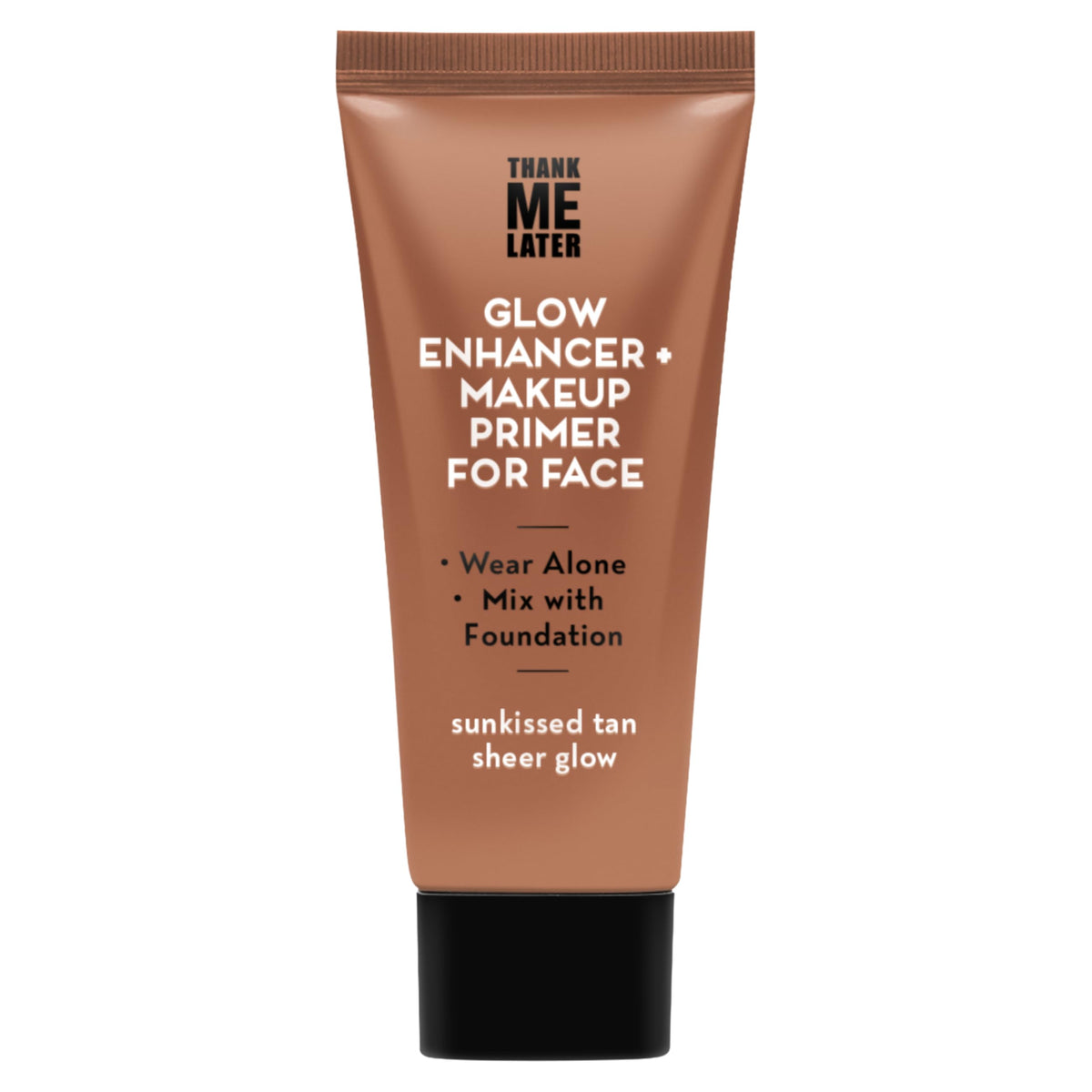 Elizabeth Mott Thank Me Later Glow Enhancer packaging for premium hydration.