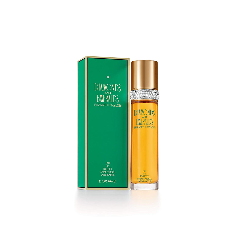 Elizabeth Taylor Diamonds & Emeralds EDT bottle pour for everyday elegance