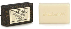 elizabeth W Vetiver Perfumed Triple Milled Soap showcases earthy vetiver for daily cleansing and aromatic freshness.