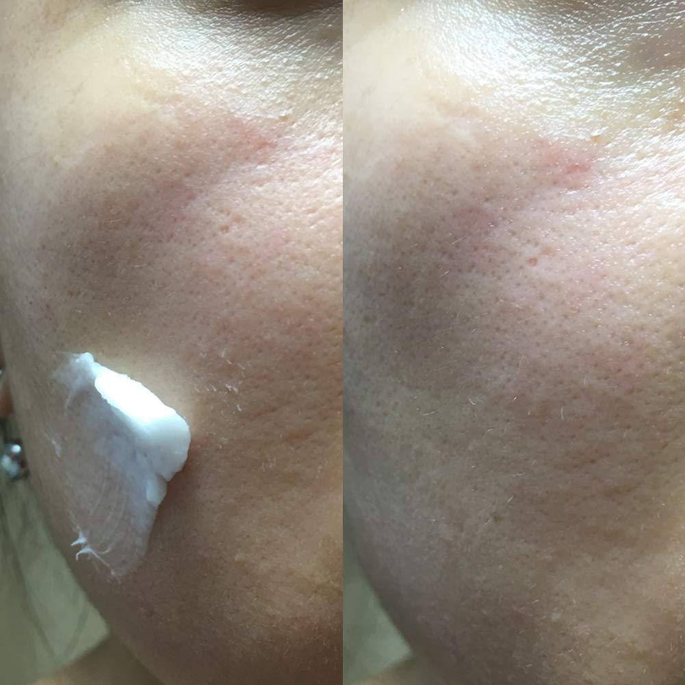 Elizavecca Donkey Steam Milky Cream on skin after application demonstrates hydrating glow.