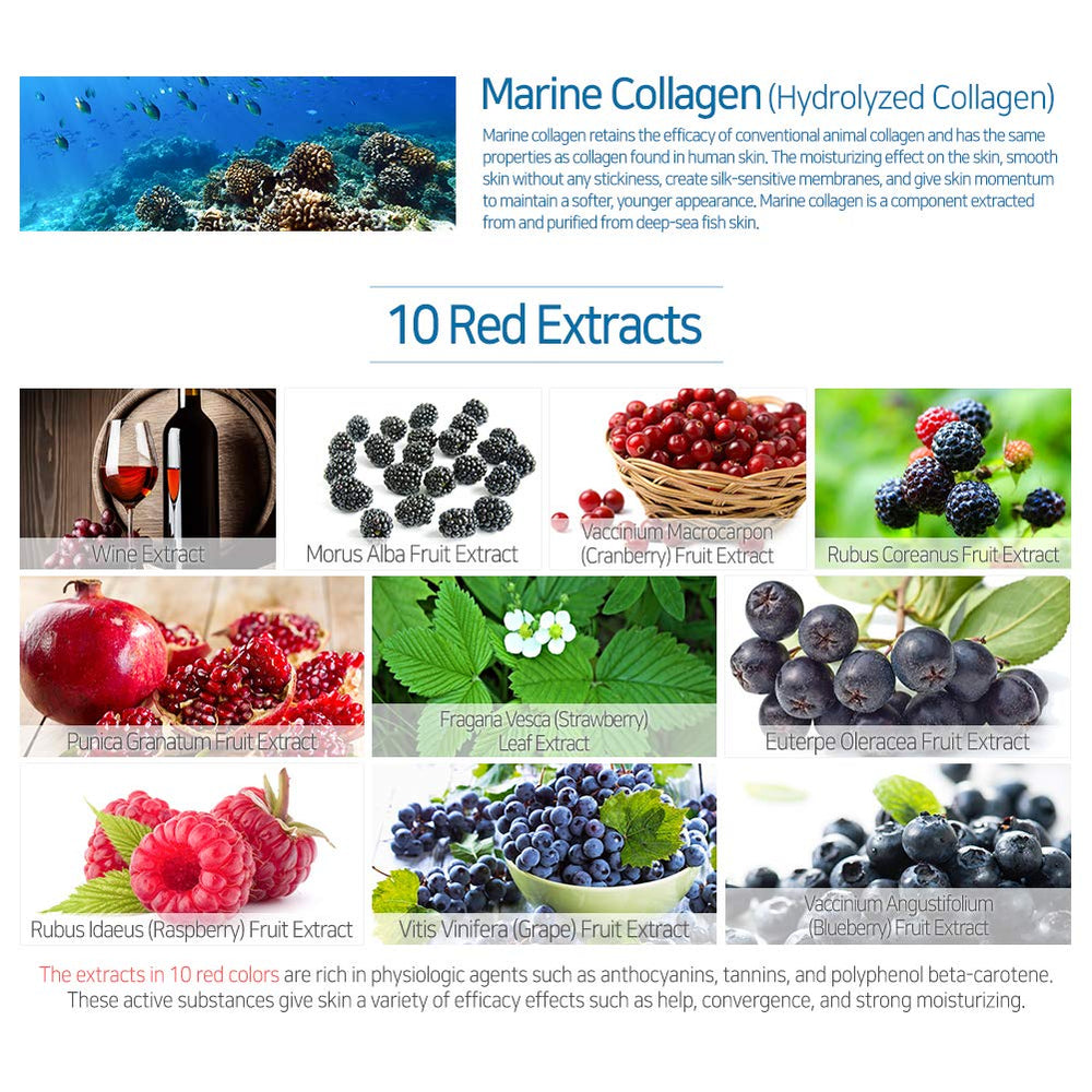 Elizavecca Marine Collagen Ample routine shot for skincare rituals.