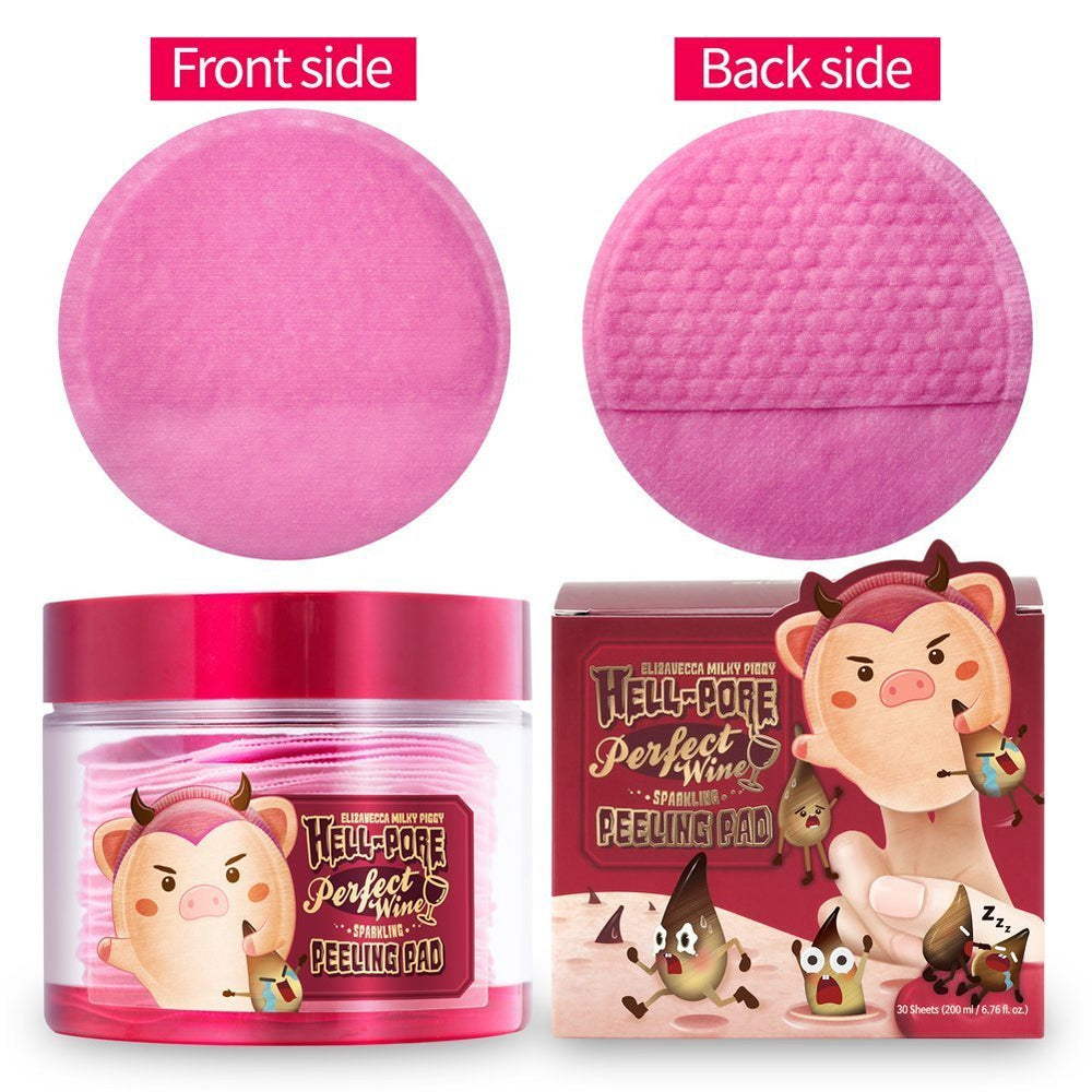 Elizavecca Milky Piggy pad surface detail indicating gentle exfoliation