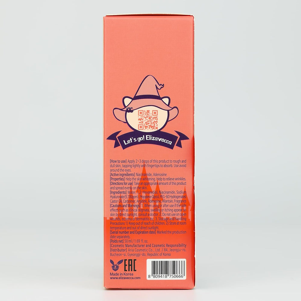 Elizavecca Witch Piggy Hell Pore Control Serum texture closeup reveals a lightweight, moisturizing feel