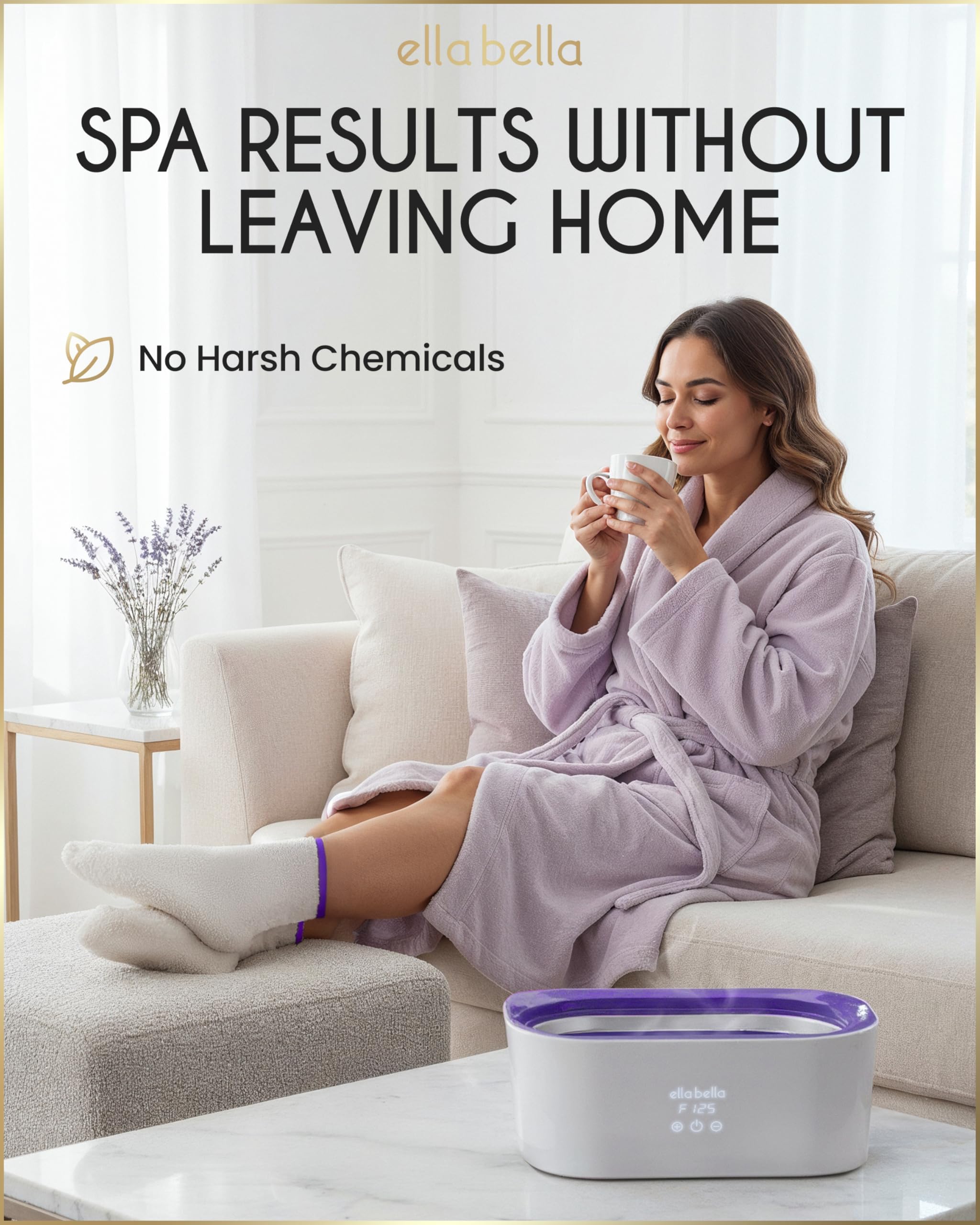 ELLA BELLA at-home spa experience delivers quick, radiant skin results.