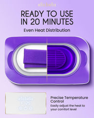 ELLA BELLA brush and spatula included for precise application.