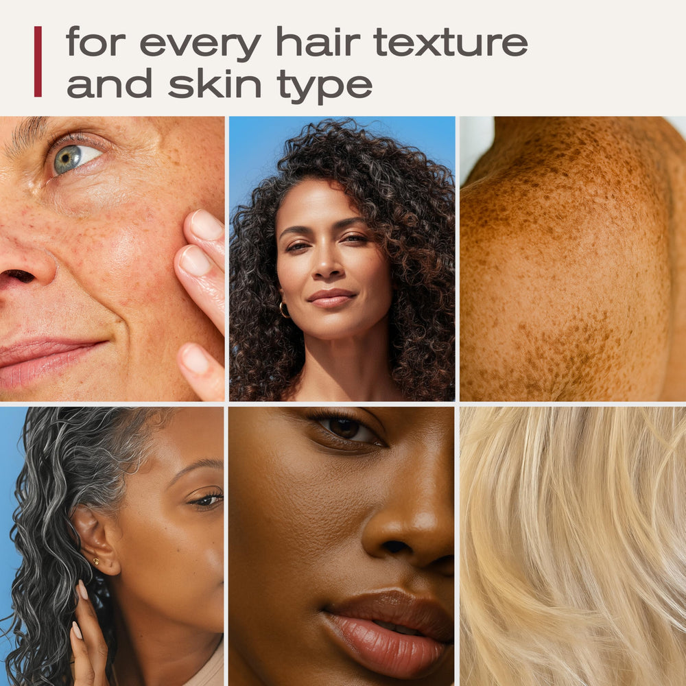 Ella & Eden castor oil applied to dry skin for hydration and softness.