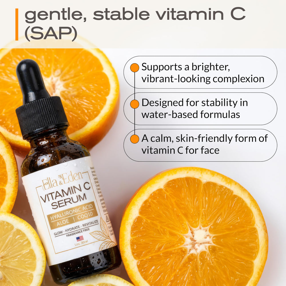 Ella and Eden serum on skin during application demonstrates fast-absorbing hydration