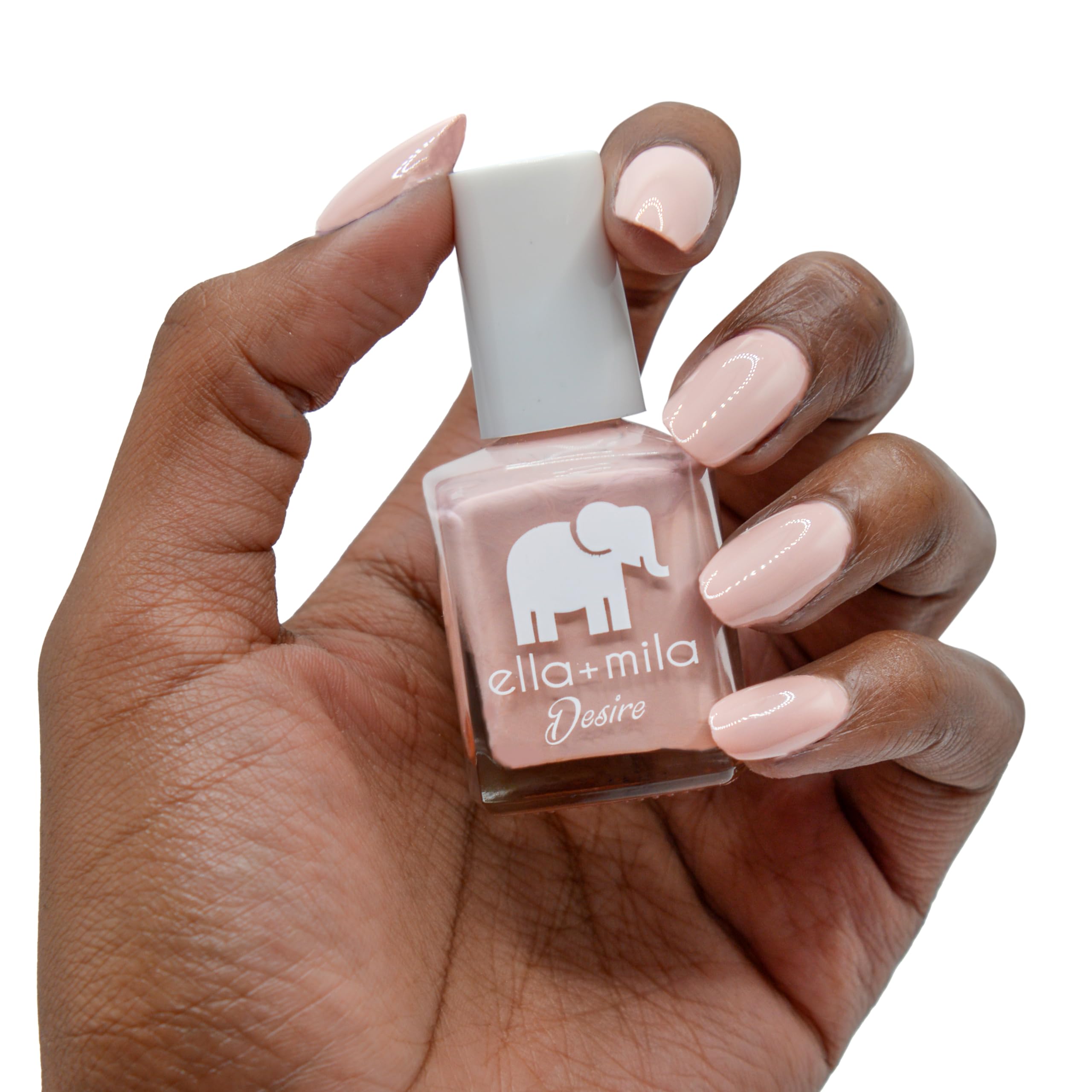 ella+mila Desert Suede quick-dry action on nails in minutes