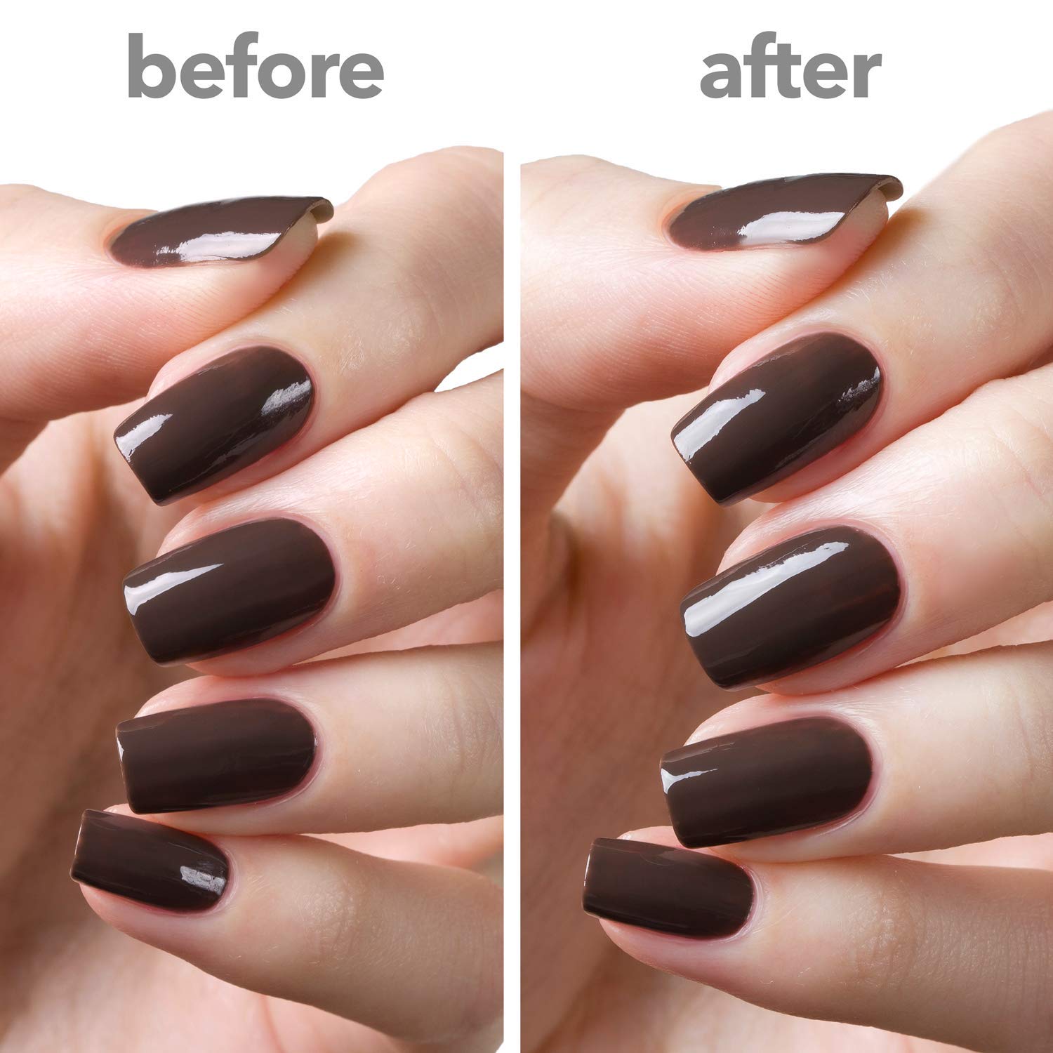 ella+mila In a Rush chip-resistant top coat protects nails longer.