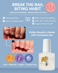 ella-mila No More Biting Nail Polish brush application demonstrates easy daily use.