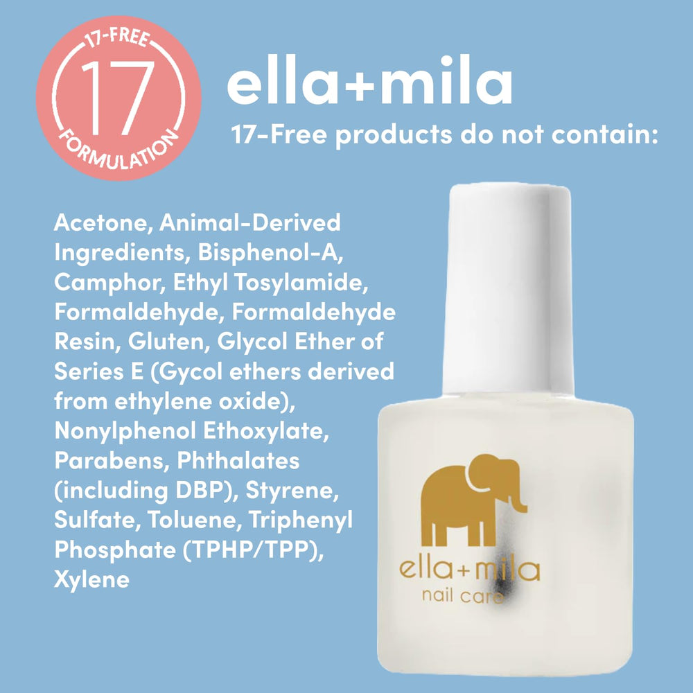 Applying No More Biting Nail Polish on a fingernail illustrates immediate bite deterrence.