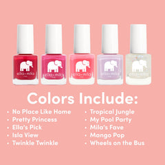 ella+mila 17-free vegan formula provides safer color without harsh chemicals.