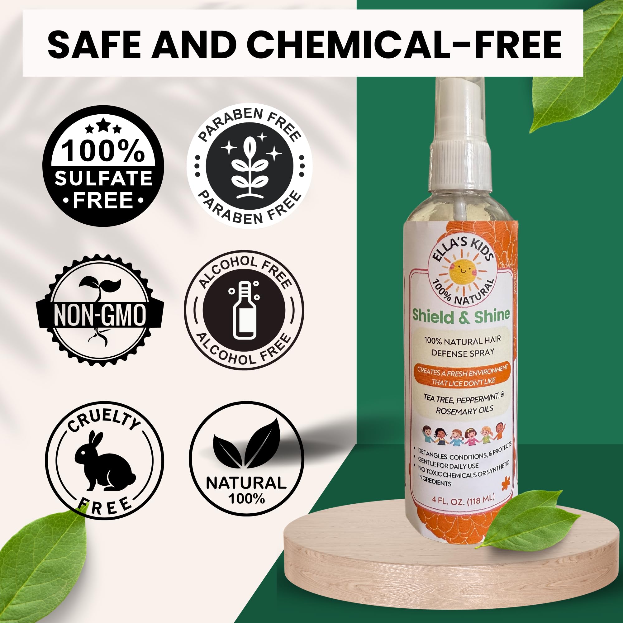 Ella’s Kids Shield and Shine scent delivers a fresh fragrance kids enjoy.
