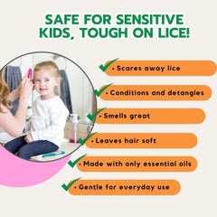 Ella’s Kids Shield and Shine ingredients highlight tea tree and lavender for gentle scalp care.