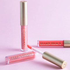ELLEN TRACY Gold Edition gloss set fits in a purse for quick touch-ups.