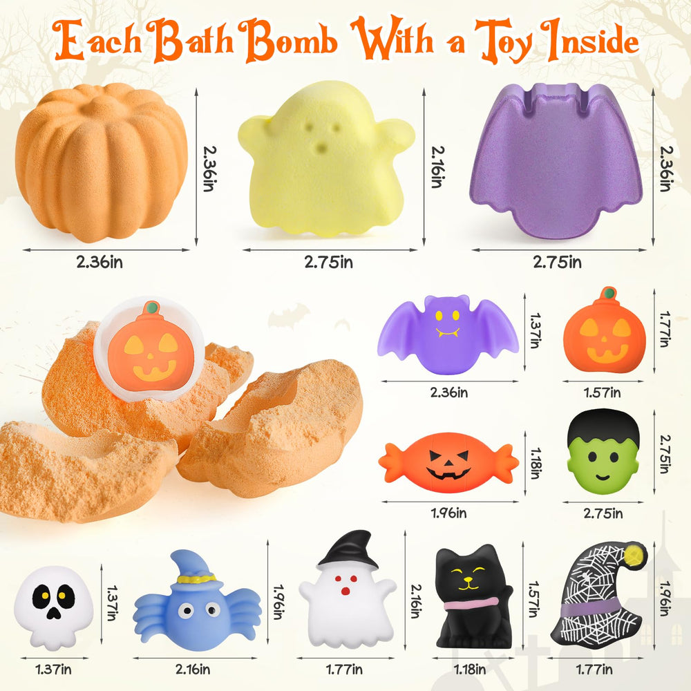 Ellinjan halloween bath bombs fragrance labels – nine fruity scents to enjoy.