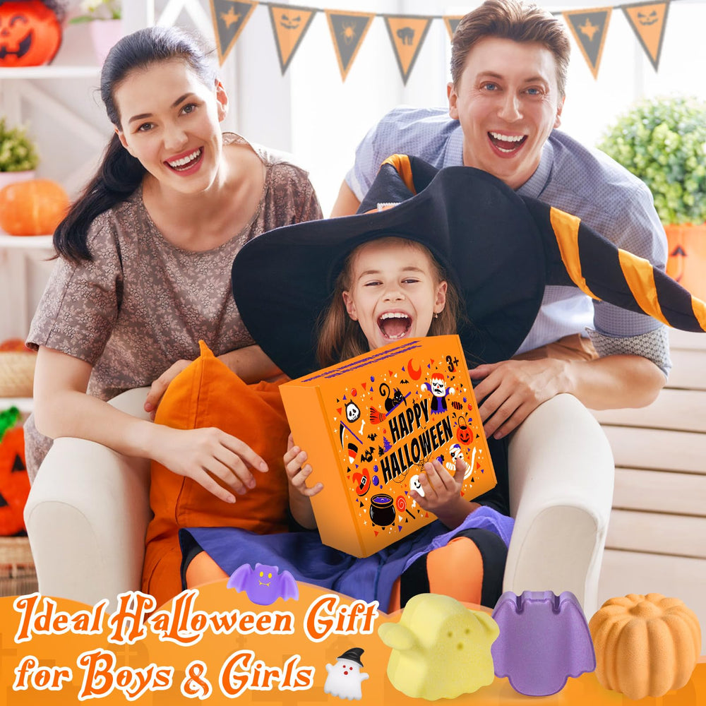 Ellinjan halloween bath bombs varieties – nine unique fragrances for fun bath time.