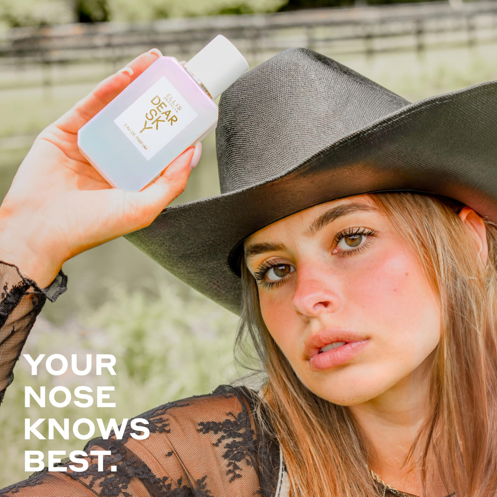Ellis Brooklyn Dear Sky dusk-inspired packaging evokes radiance