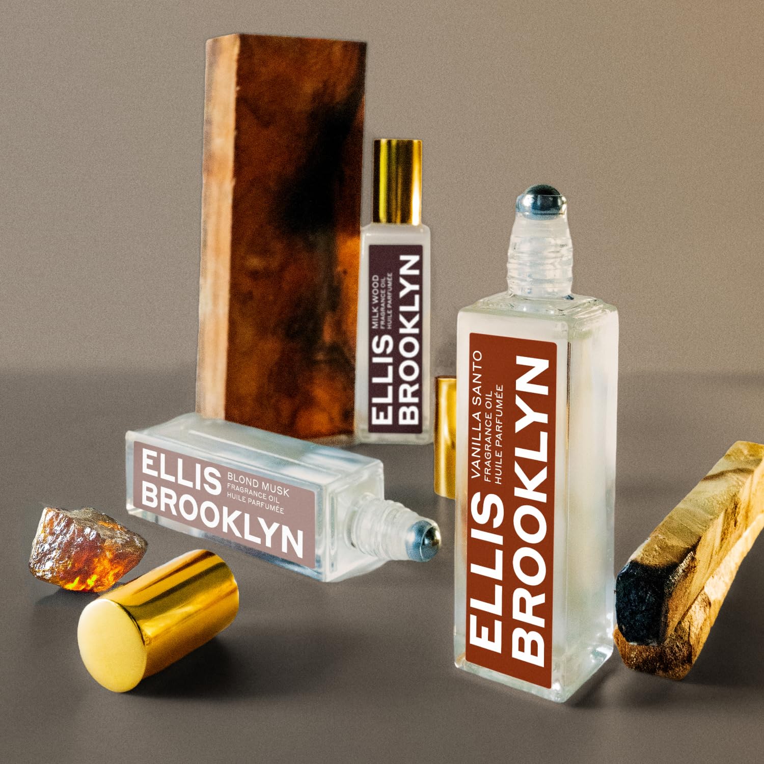 Ellis Brooklyn Milk Wood oil base provides softer scent and skin-friendly feel