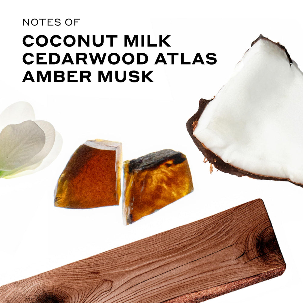 Ellis Brooklyn Milk Wood ingredients include coconut milk and freesia for daytime freshness
