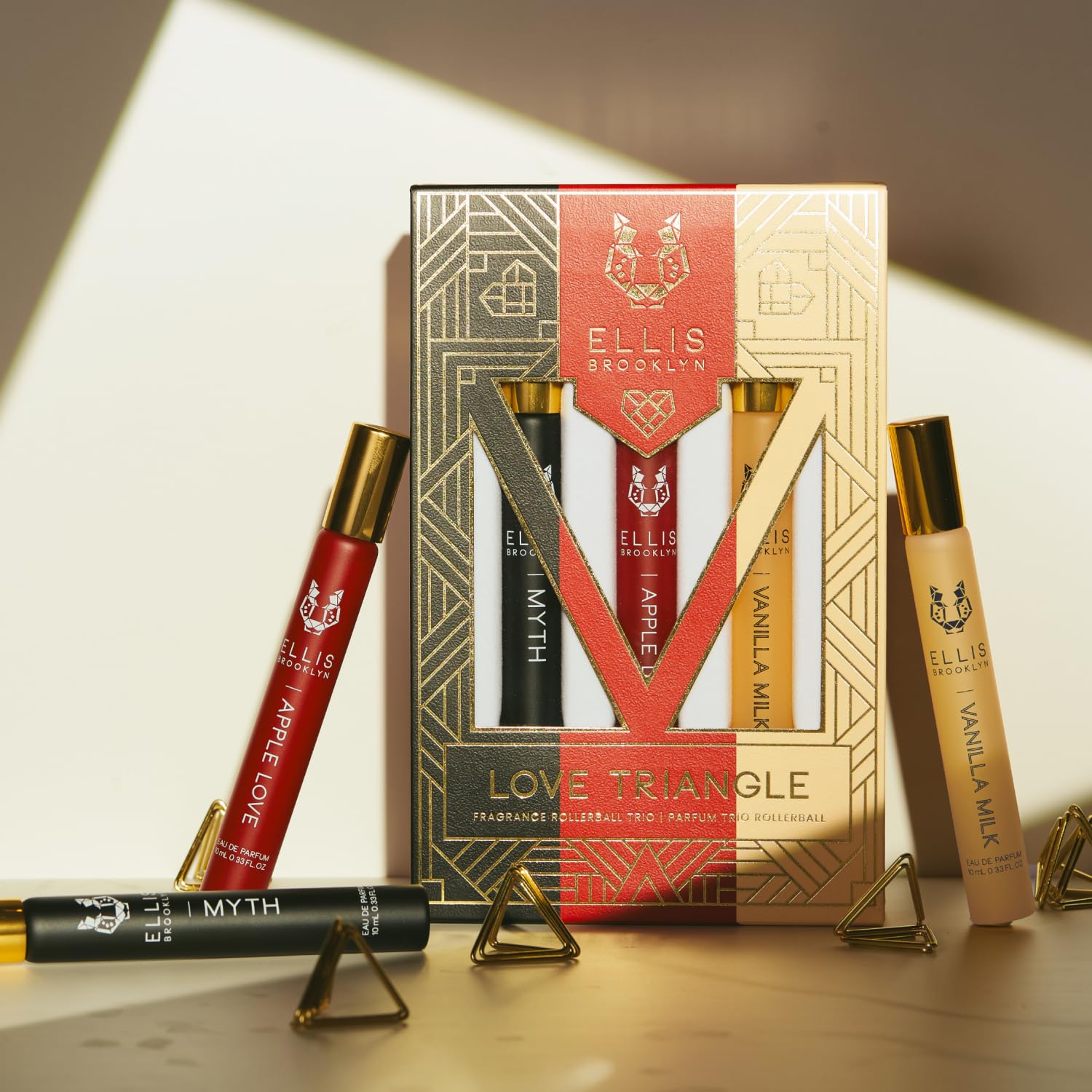 Ellis Brooklyn rollerball product detail highlighting clean formula and vegan credentials