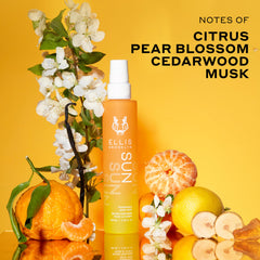 Sunlit scene with Ellis Brooklyn SUN bottle evokes beachy, playful vibes for casual outings