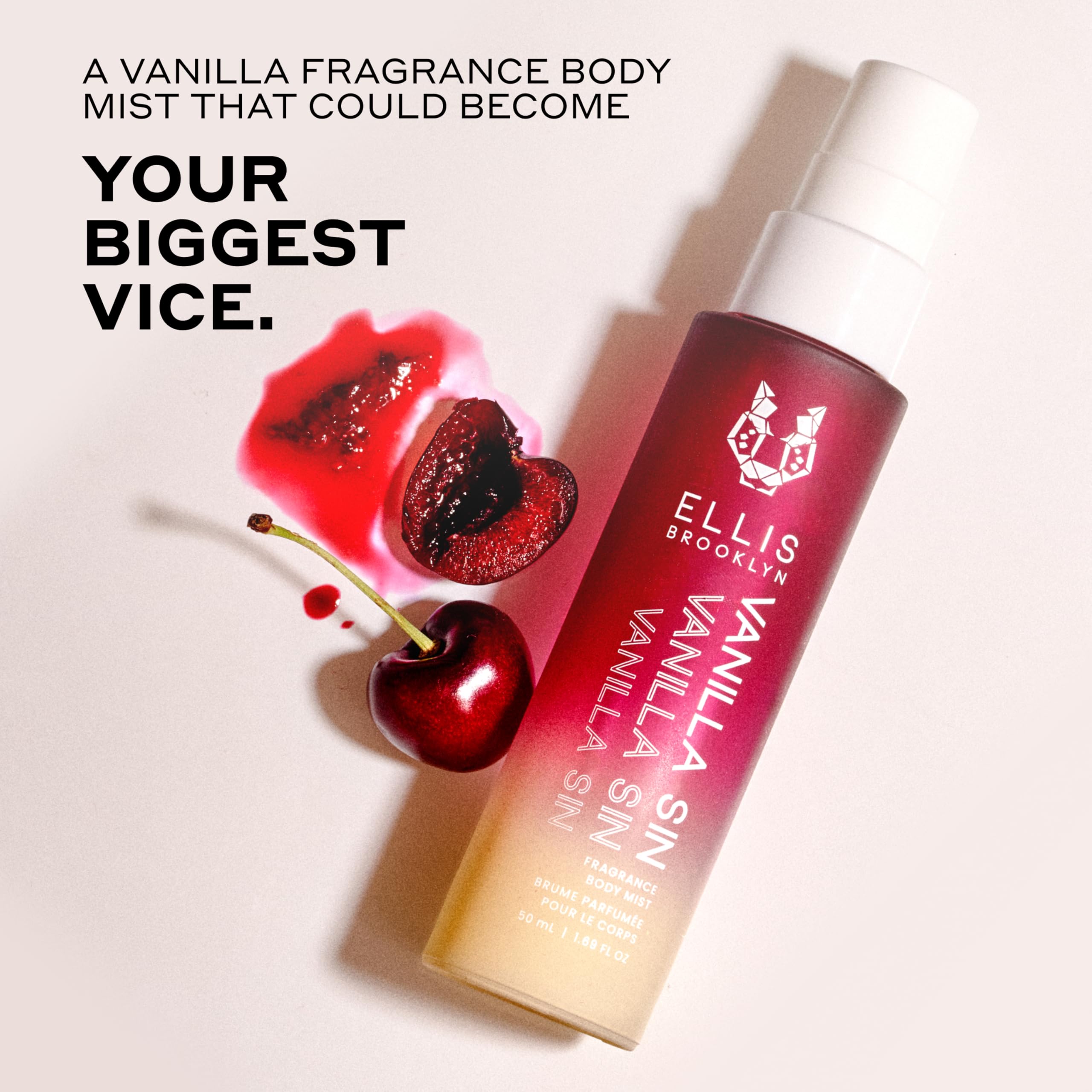 Ellis Brooklyn Vanilla Sin vegan cruelty-free fragrance in travel-friendly bottle