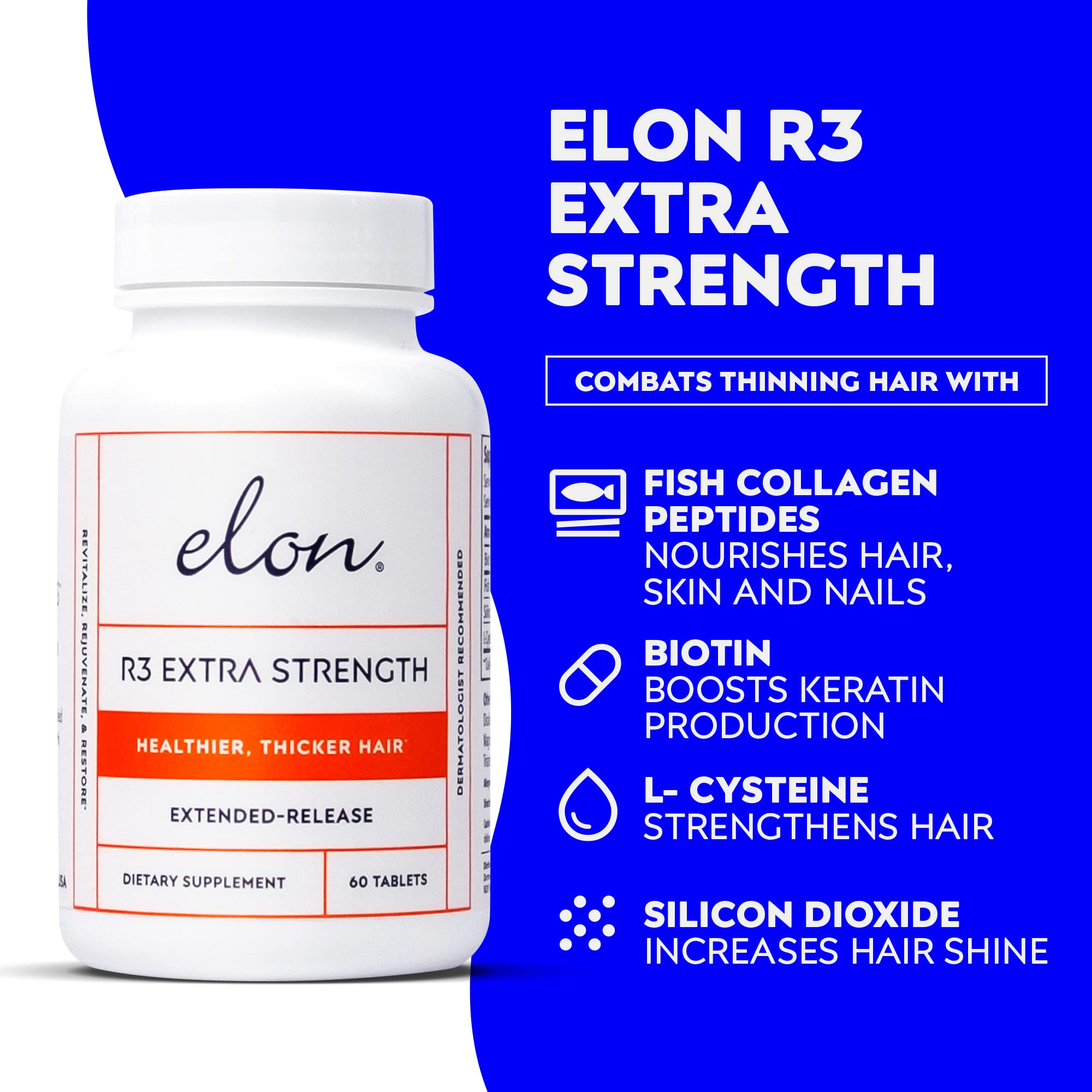 Elon Complete Care Kit conditioner bottle delivering hydrating shine for damaged hair