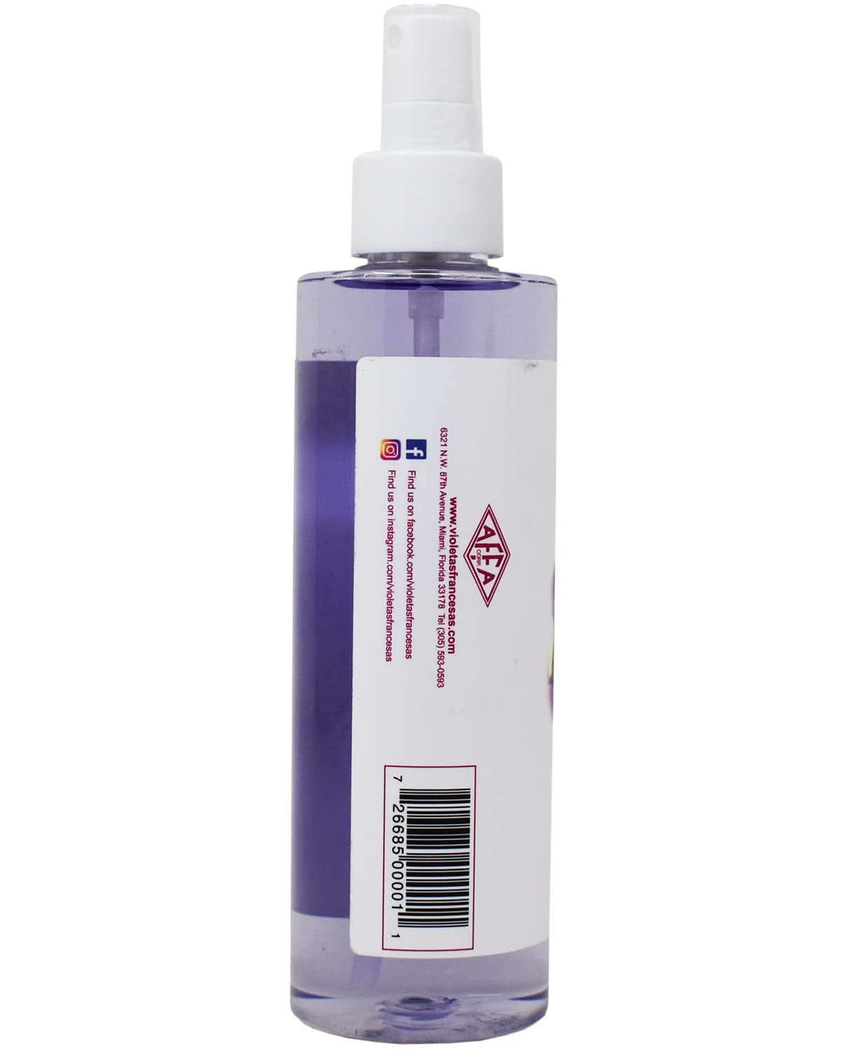 ELP Essential Violetas Francesas label closeup shows elegant design