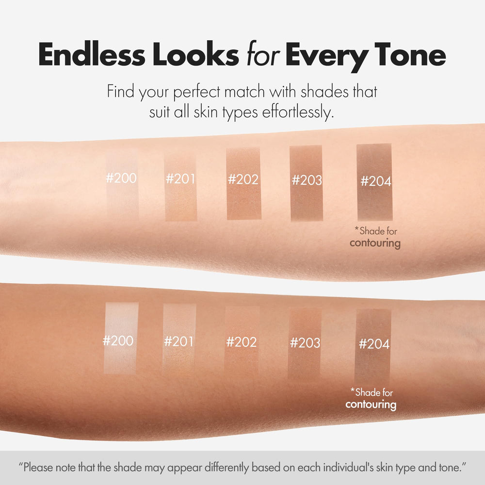 Dual-ended design of ELROEL Blanc Cover Stick V White combines foundation and brush.