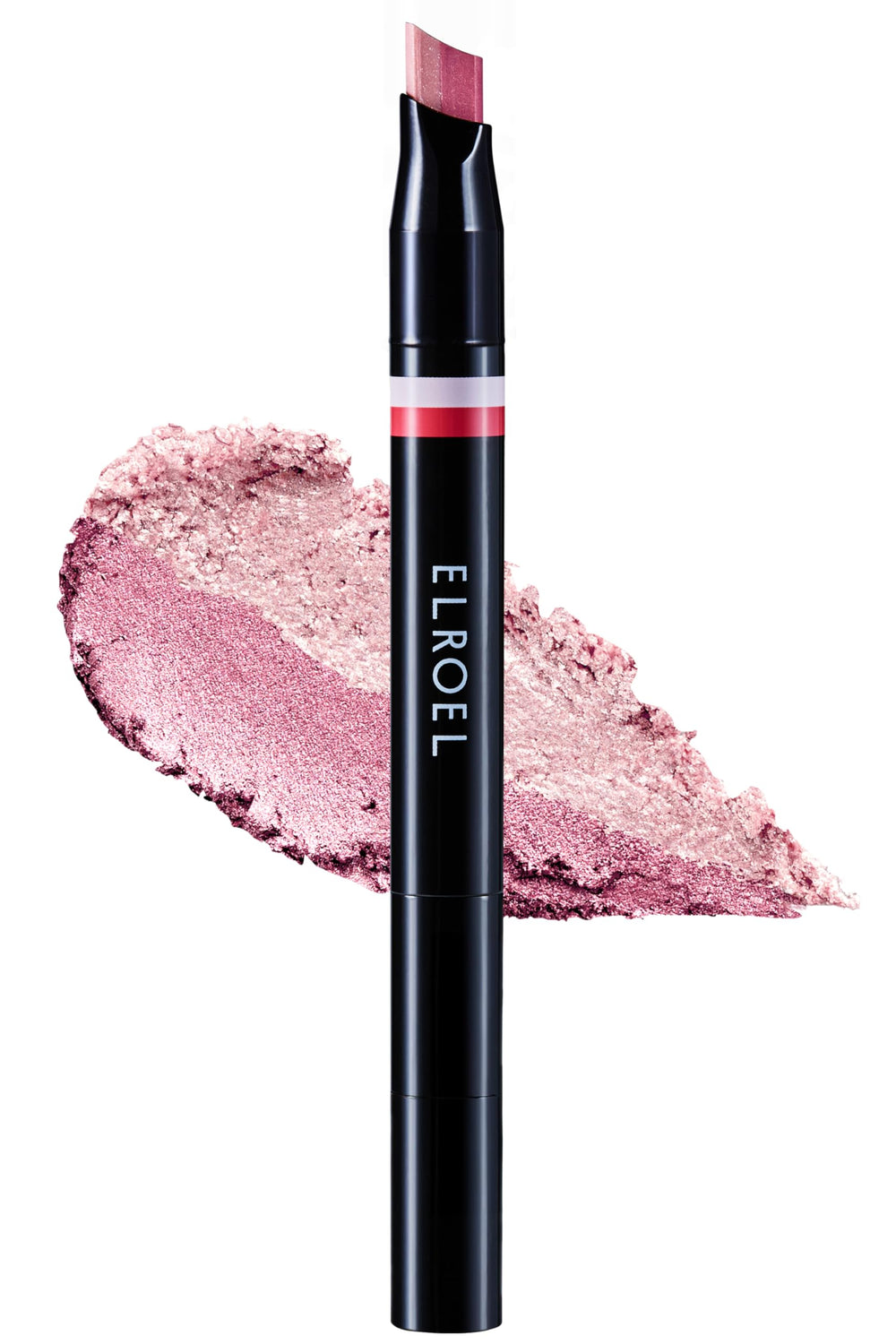 ELROEL Blanc Double Shadow Stick Popping-Candy swatch for vibrant, long-lasting color.