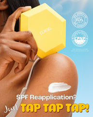 ELROEL Pang Pang Big Sun Cushion puff enables mess-free application