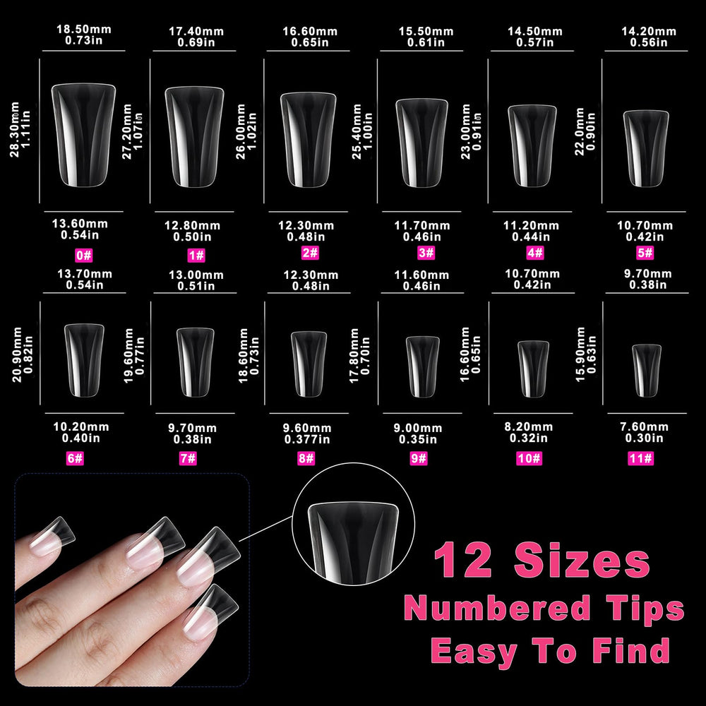 ELSAGIRL Y2K kawaii nail tips with duck design for creative looks.