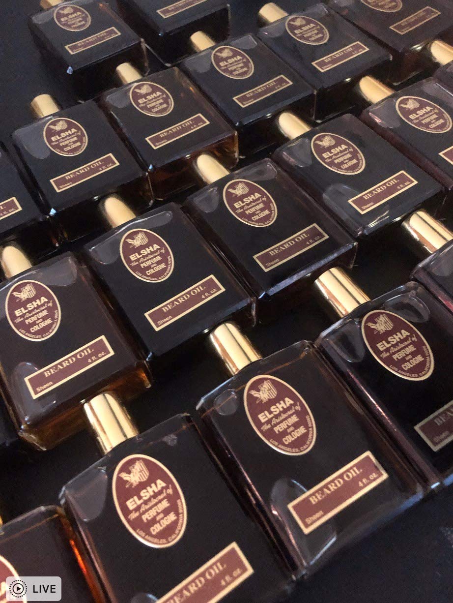 ELSHA 1776 aftershave in daily use setup demonstrates easy splash application