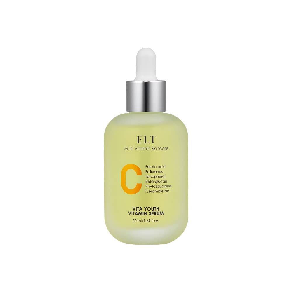 ELT Vita Youth Serum bottle shines with a brightening glow for the skin